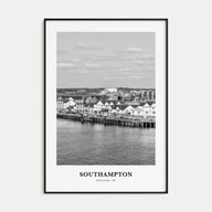 Southampton, England Portrait B&W Poster