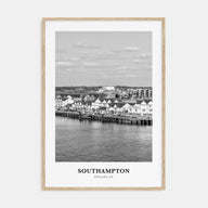 Southampton, England Portrait B&W Poster