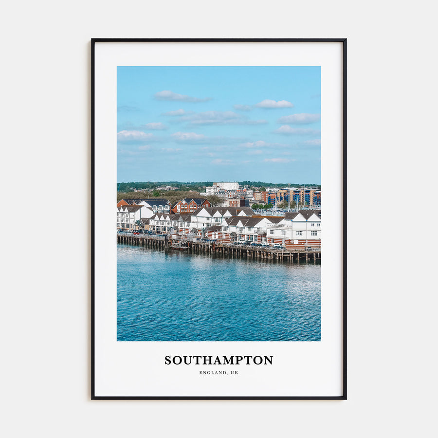 Southampton, England Portrait Color Poster
