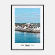 Southampton, England Portrait Color Poster