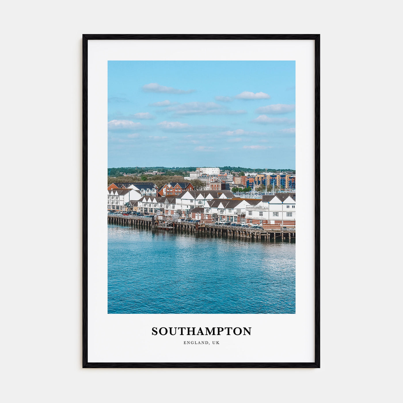 Southampton, England Portrait Color Poster