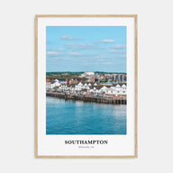 Southampton, England Portrait Color Poster