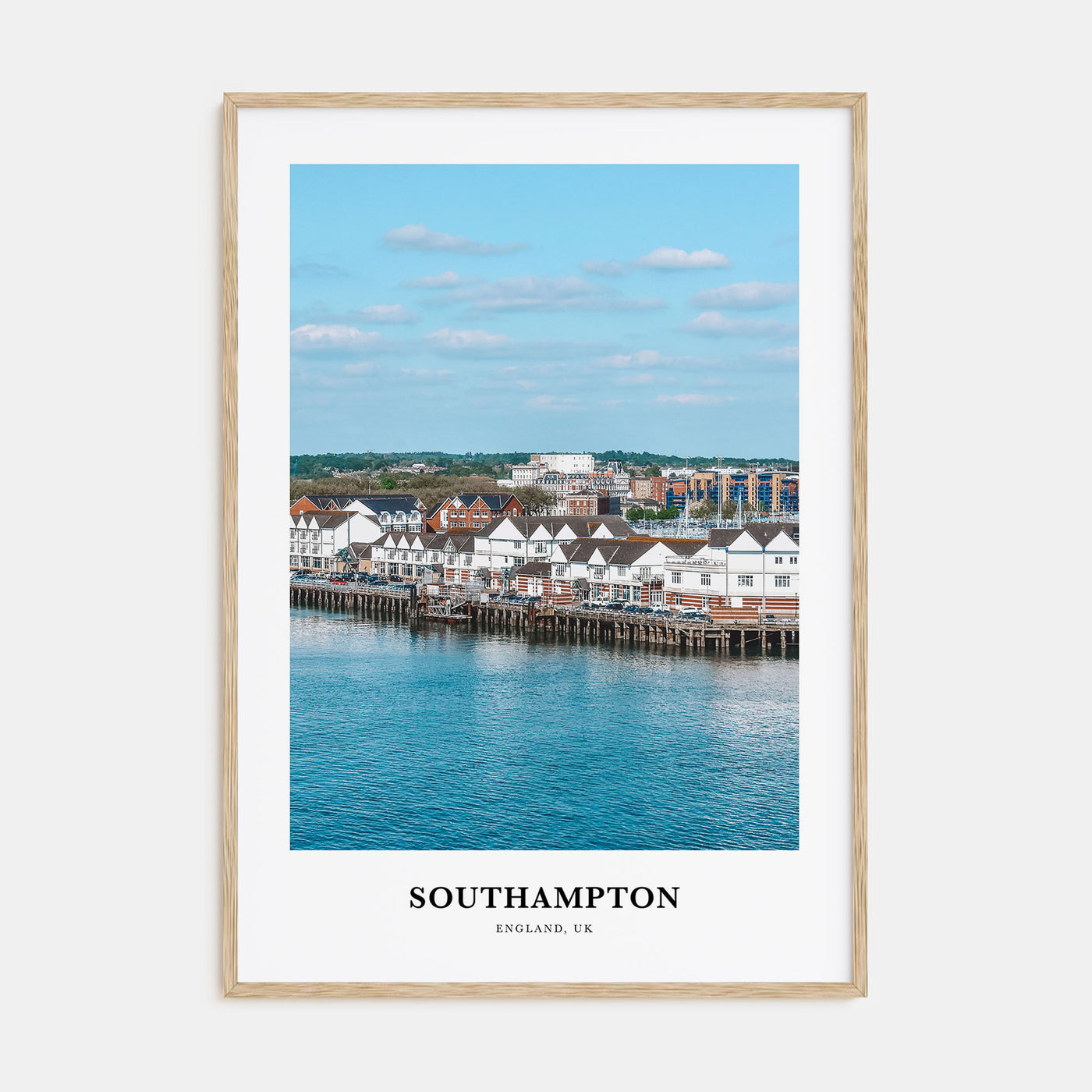 Southampton, England Portrait Color Poster