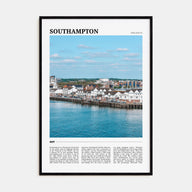 Southampton, England Travel Color Poster