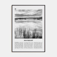 Southeast Travel B&W Poster