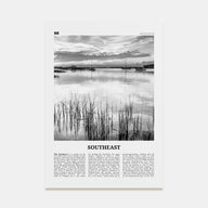 Southeast Travel B&W Poster