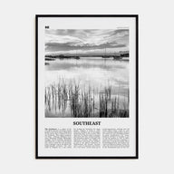Southeast Travel B&W Poster