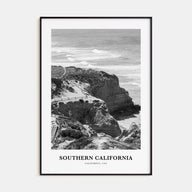 Southern California Portrait B&W Poster