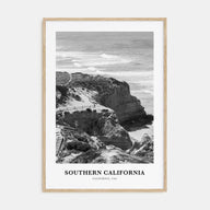 Southern California Portrait B&W Poster