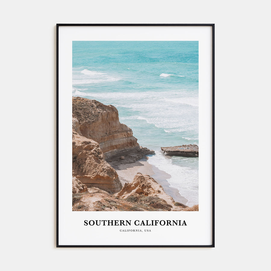 Southern California Portrait Color Poster