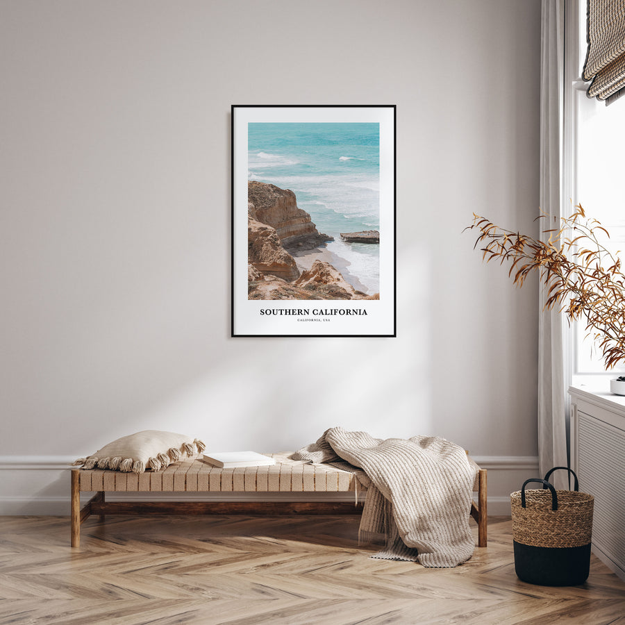 Southern California Portrait Color Poster