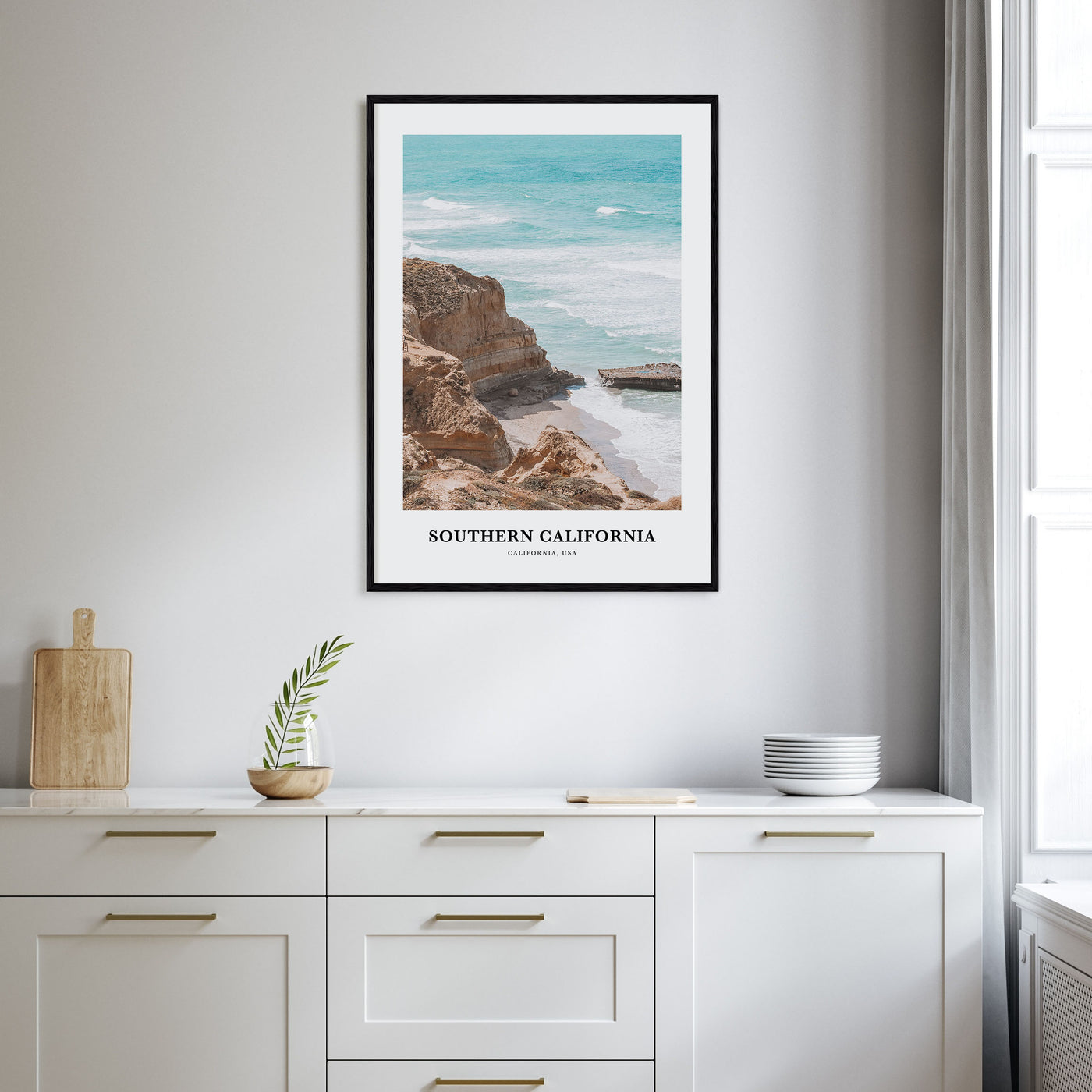 Southern California Portrait Color Poster