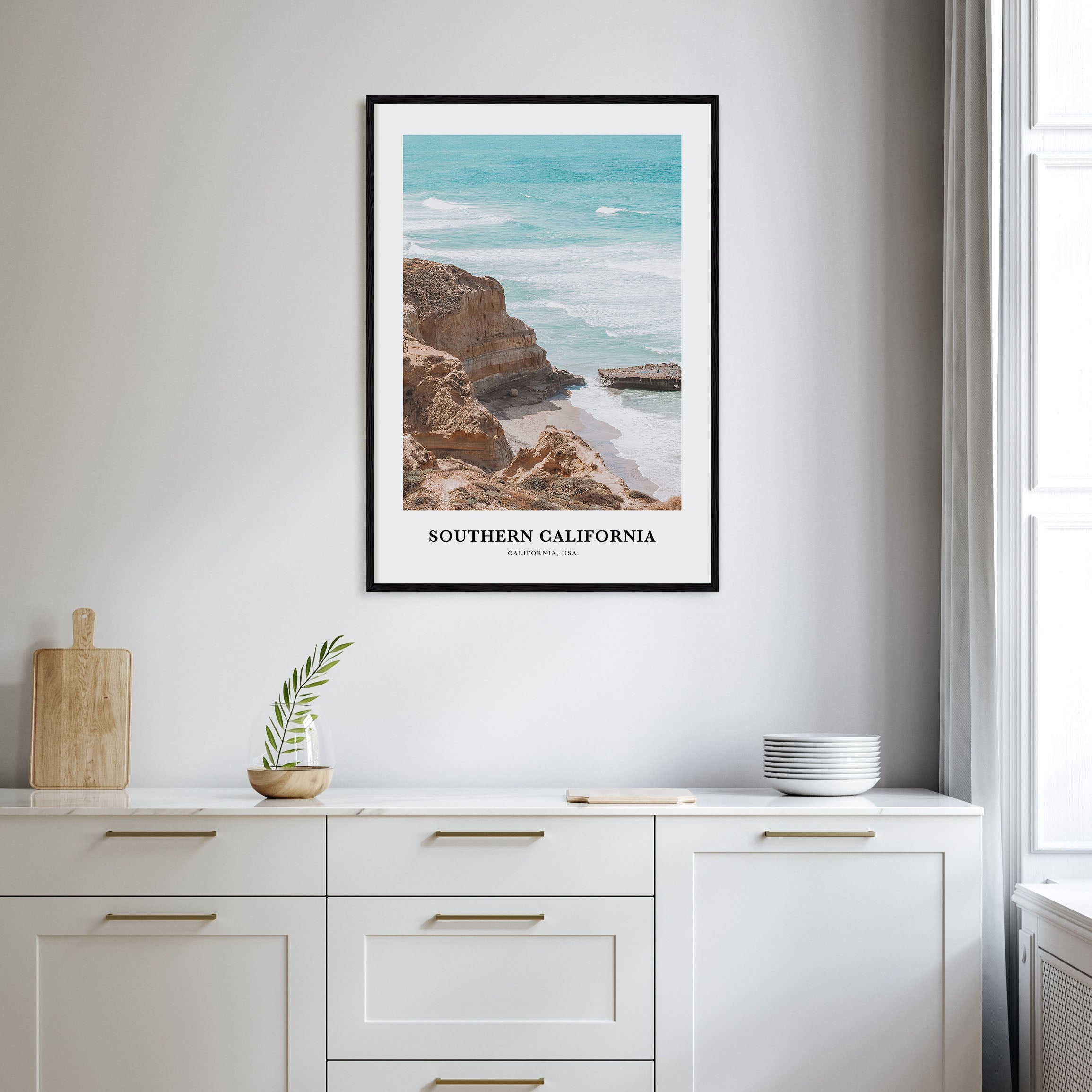 Southern California Portrait Color Poster