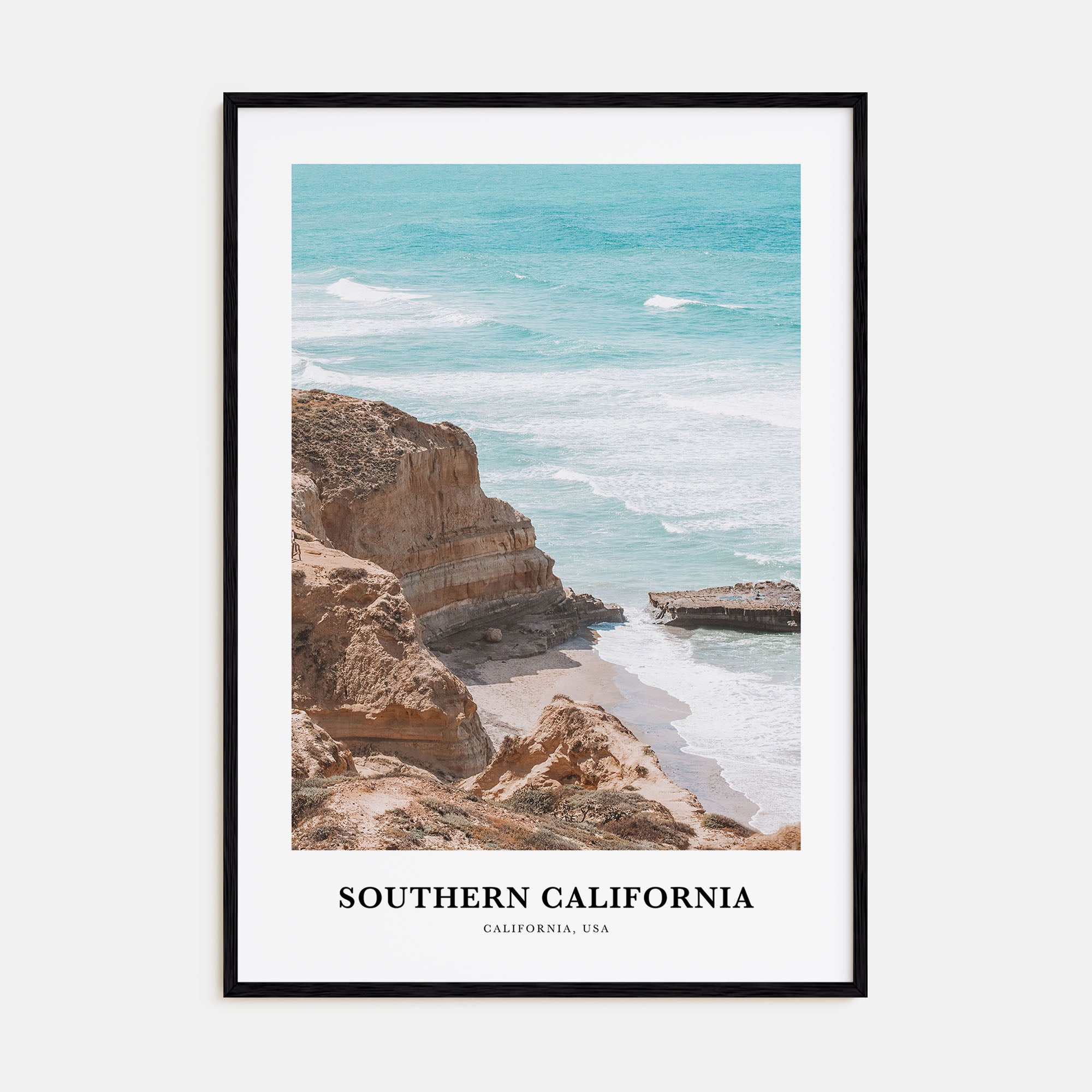 Southern California Portrait Color Poster