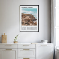 Southern California Travel Color Poster