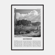 Southwest Travel B&W Poster