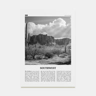 Southwest Travel B&W Poster
