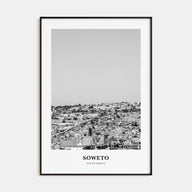 Soweto Portrait B&W Poster