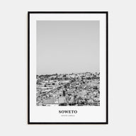 Soweto Portrait B&W Poster