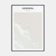 Sozopol Map Portrait Poster