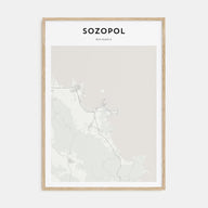 Sozopol Map Portrait Poster