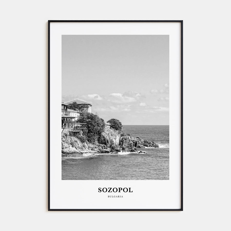 Sozopol Portrait B&W Poster
