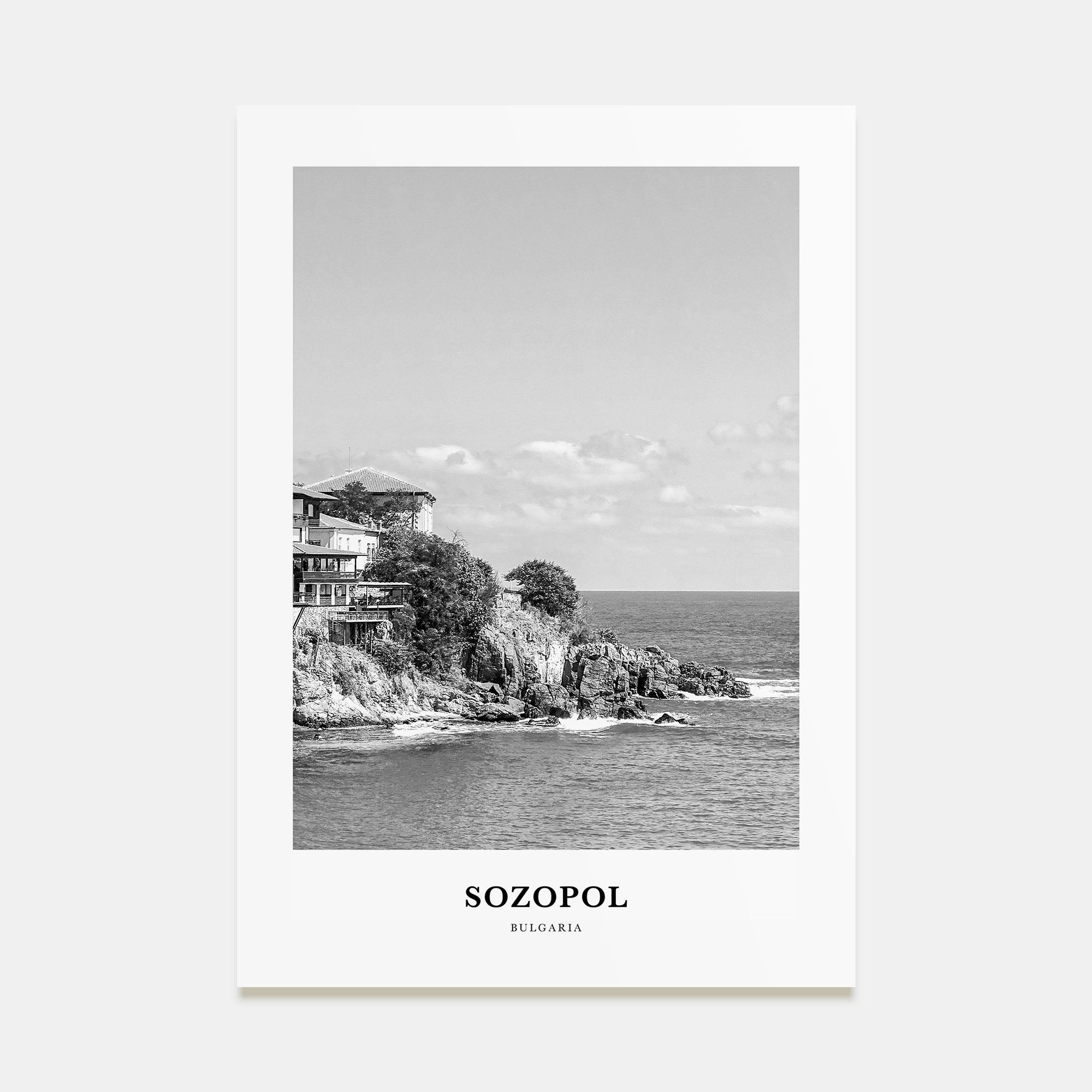 Sozopol Portrait B&W Poster