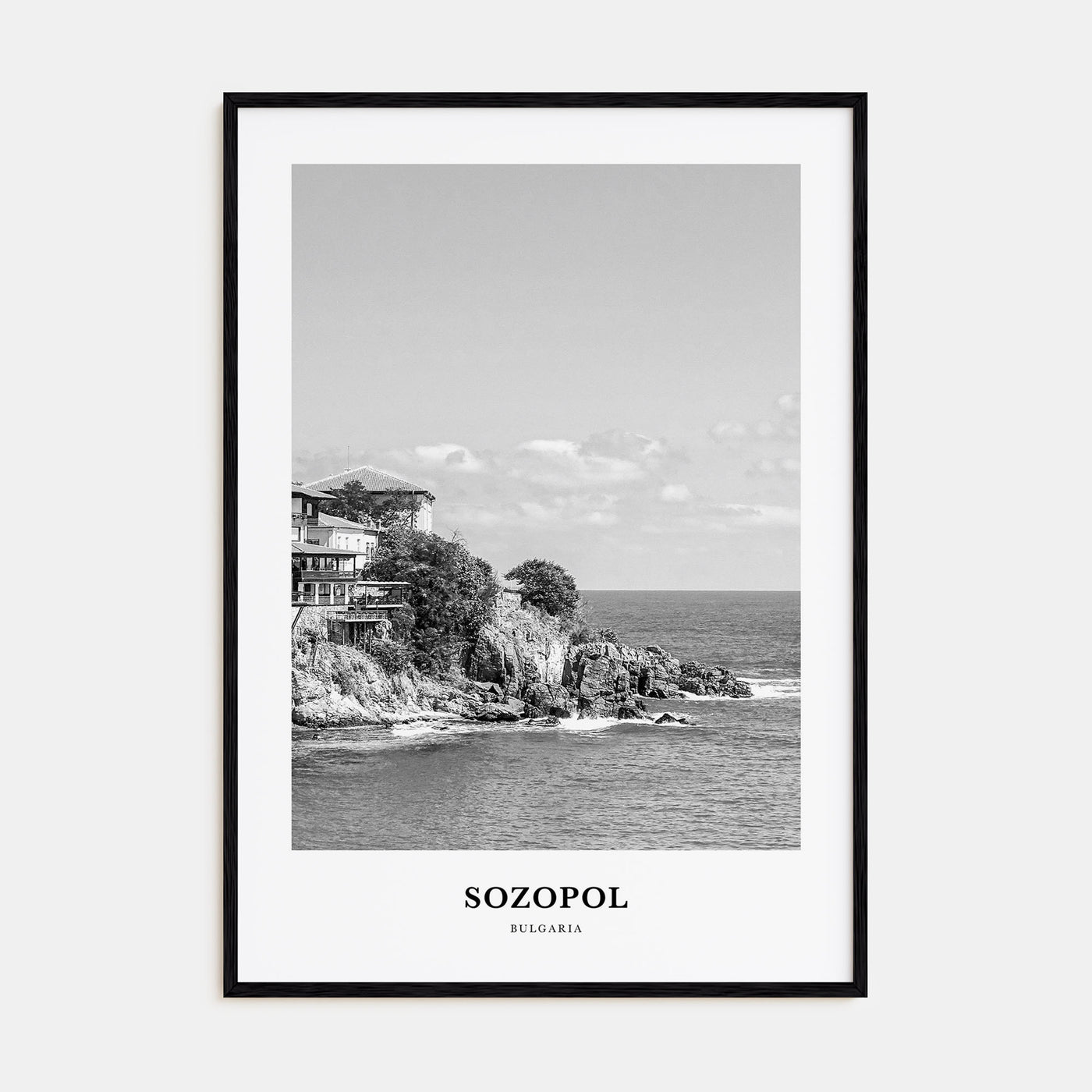 Sozopol Portrait B&W Poster