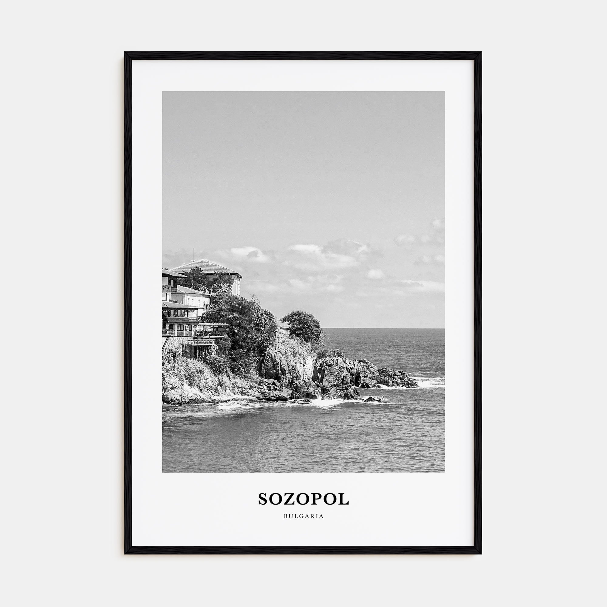 Sozopol Portrait B&W Poster