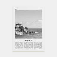 Sozopol Travel B&W Poster