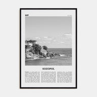 Sozopol Travel B&W Poster