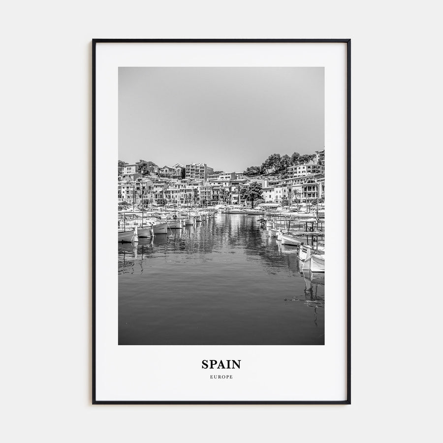 Spain Portrait B&W No 1 Poster