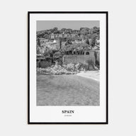 Spain Portrait B&W No 2 Poster