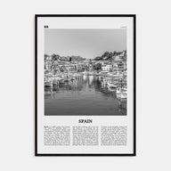 Spain Travel B&W No 2 Poster