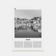 Spain Travel B&W No 2 Poster