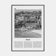 Spain Travel B&W No 3 Poster