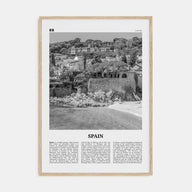 Spain Travel B&W No 3 Poster