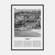 Spain Travel B&W No 3 Poster