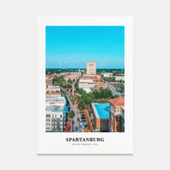 Spartanburg Portrait Color Poster