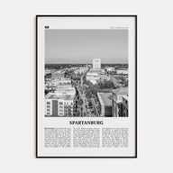 Spartanburg Travel B&W Poster