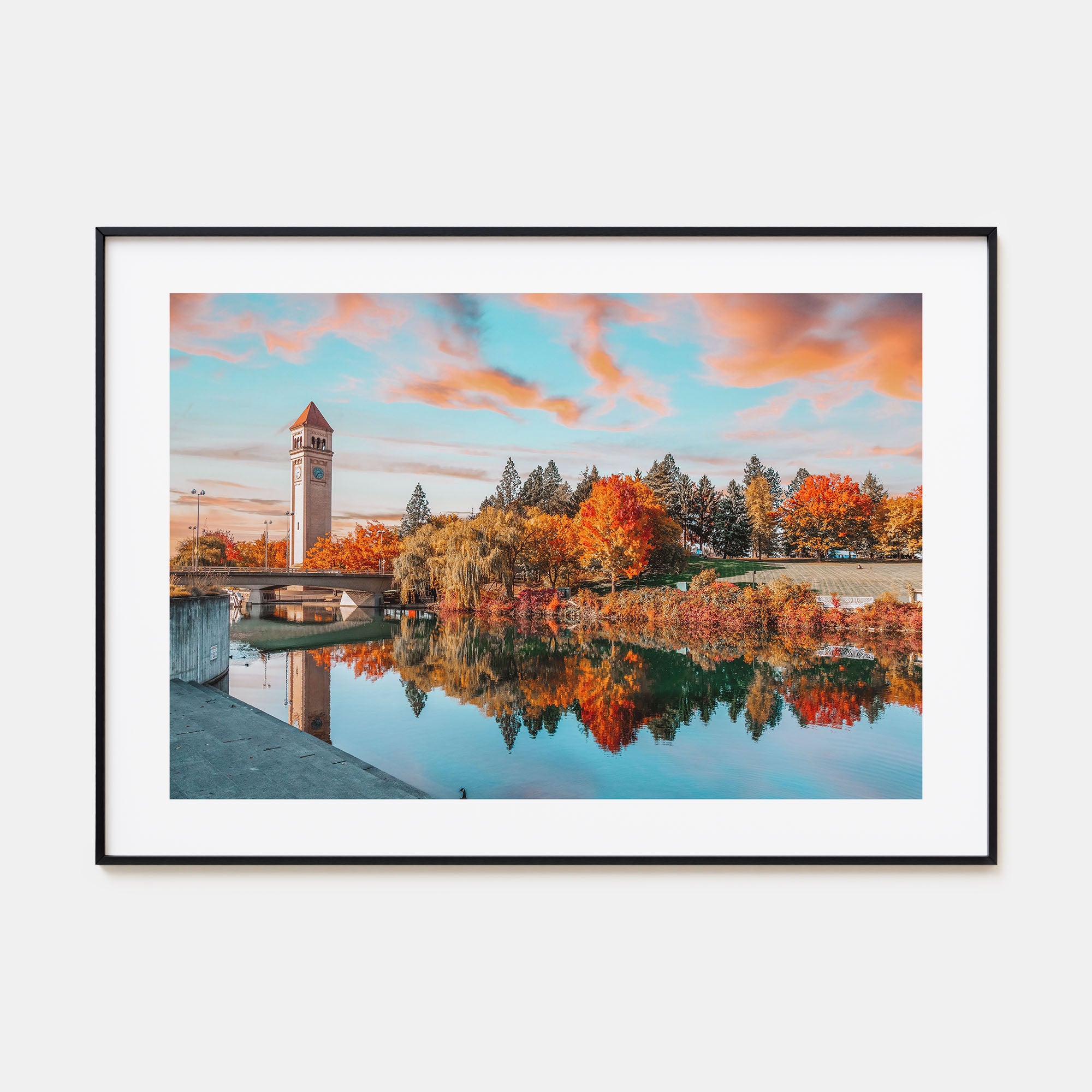 Spokane Landscape Color Poster