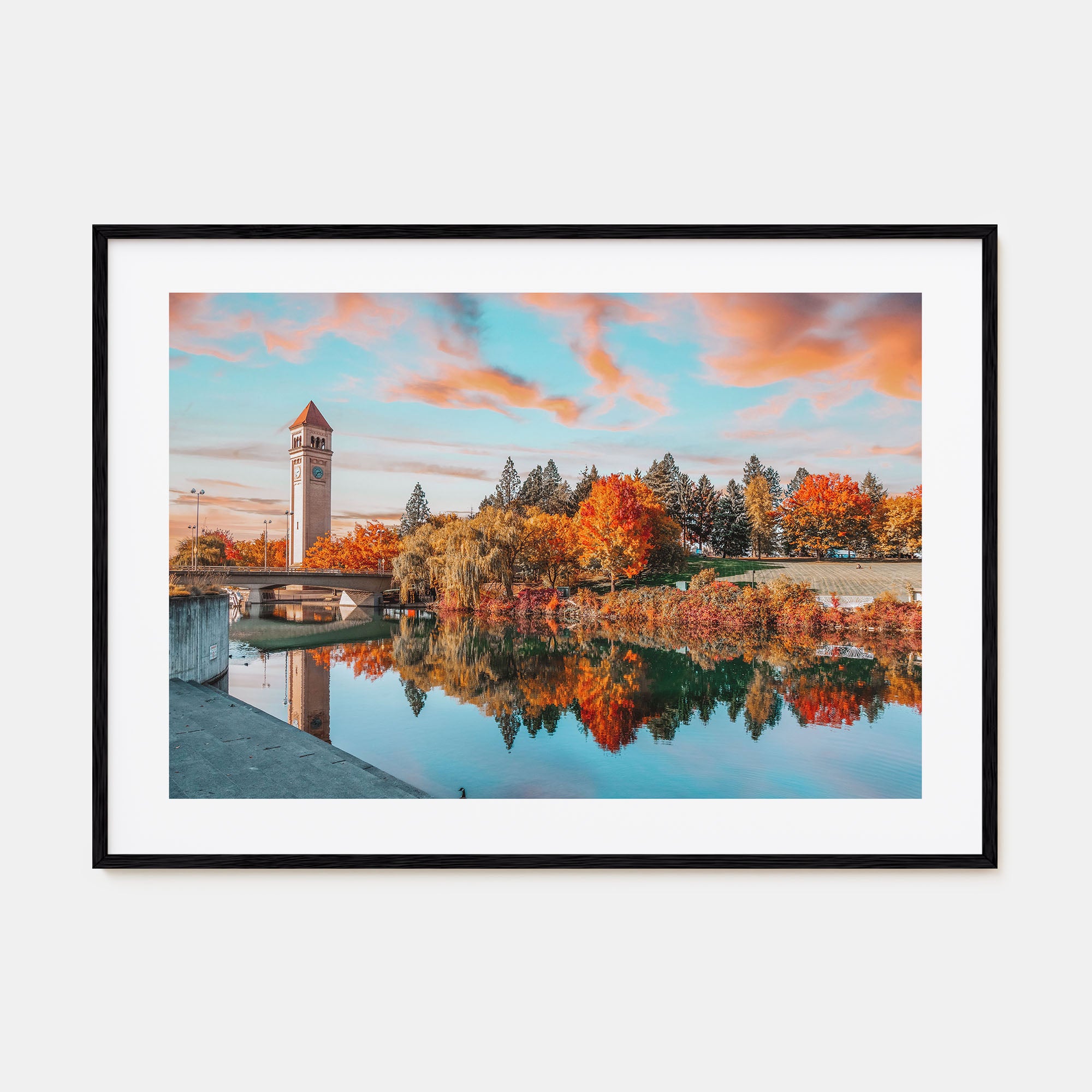 Spokane Landscape Color Poster
