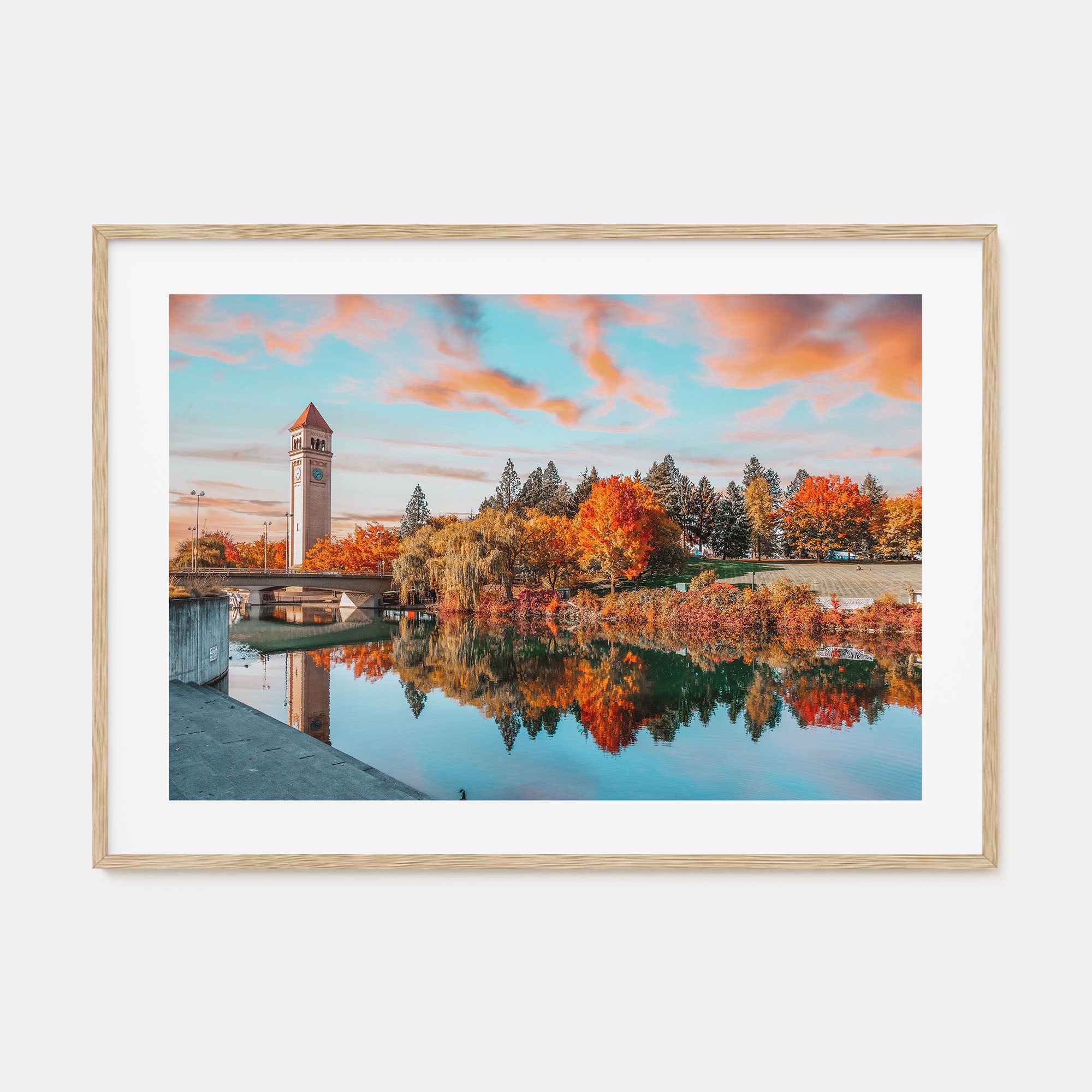 Spokane Landscape Color Poster