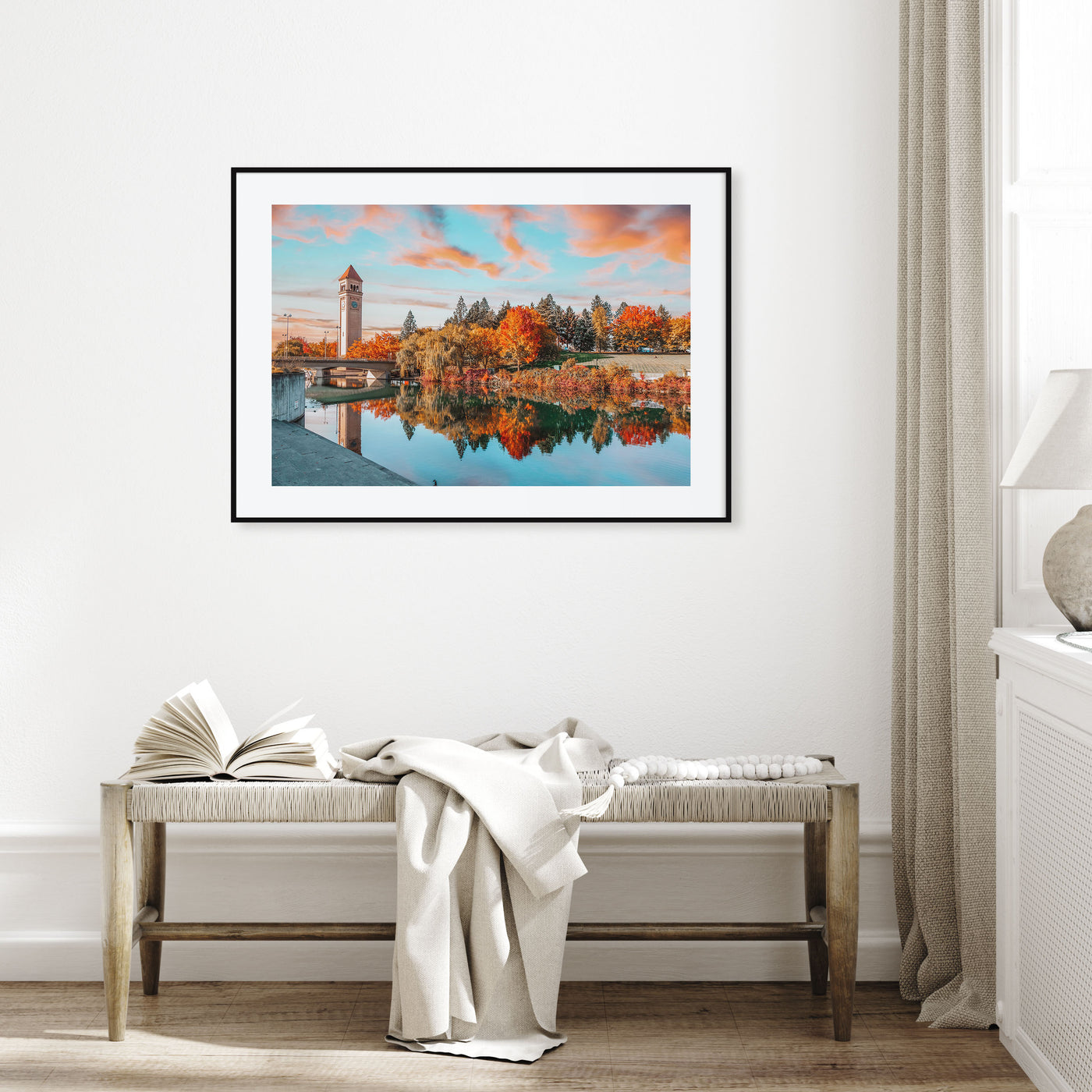 Spokane Landscape Color Poster