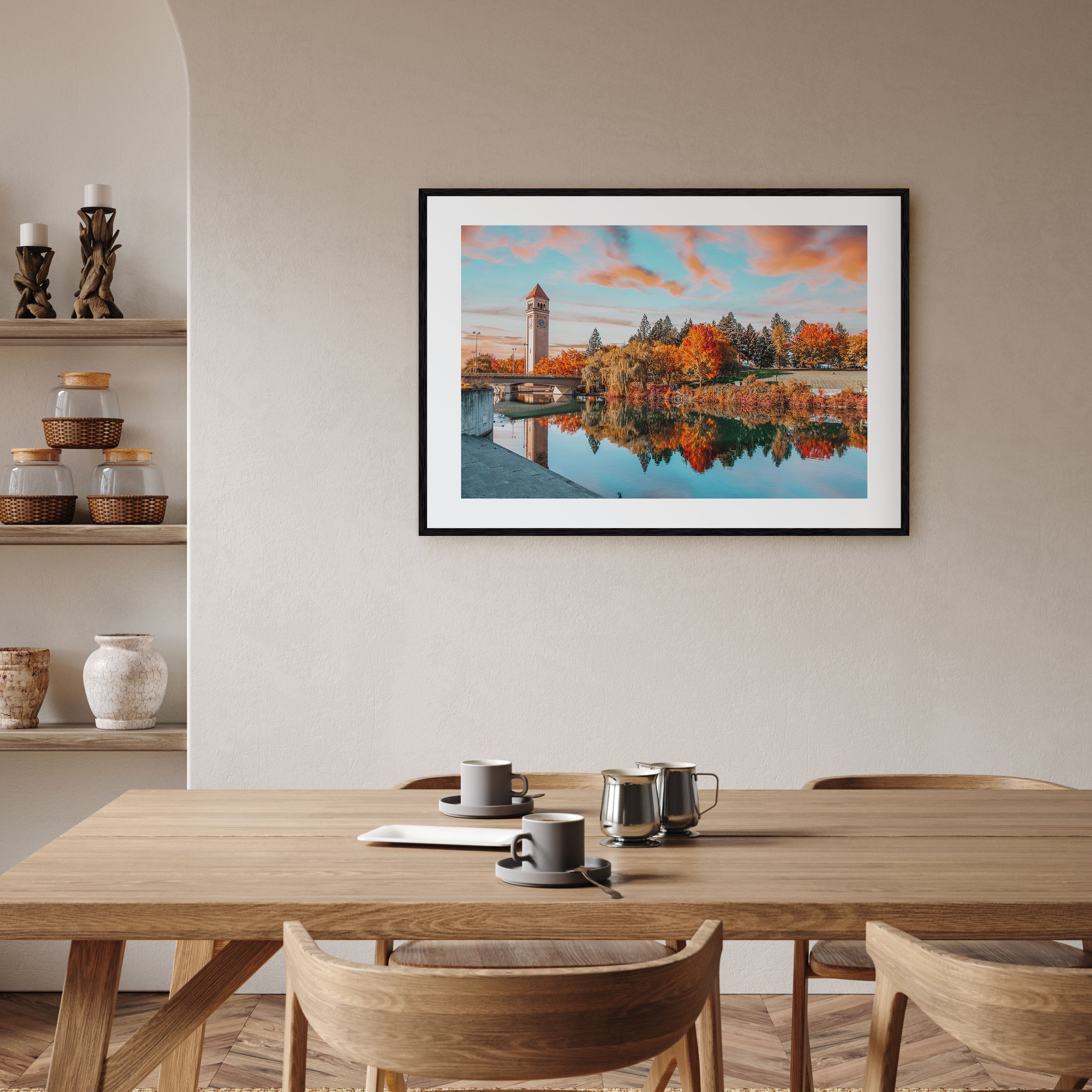 Spokane Landscape Color Poster