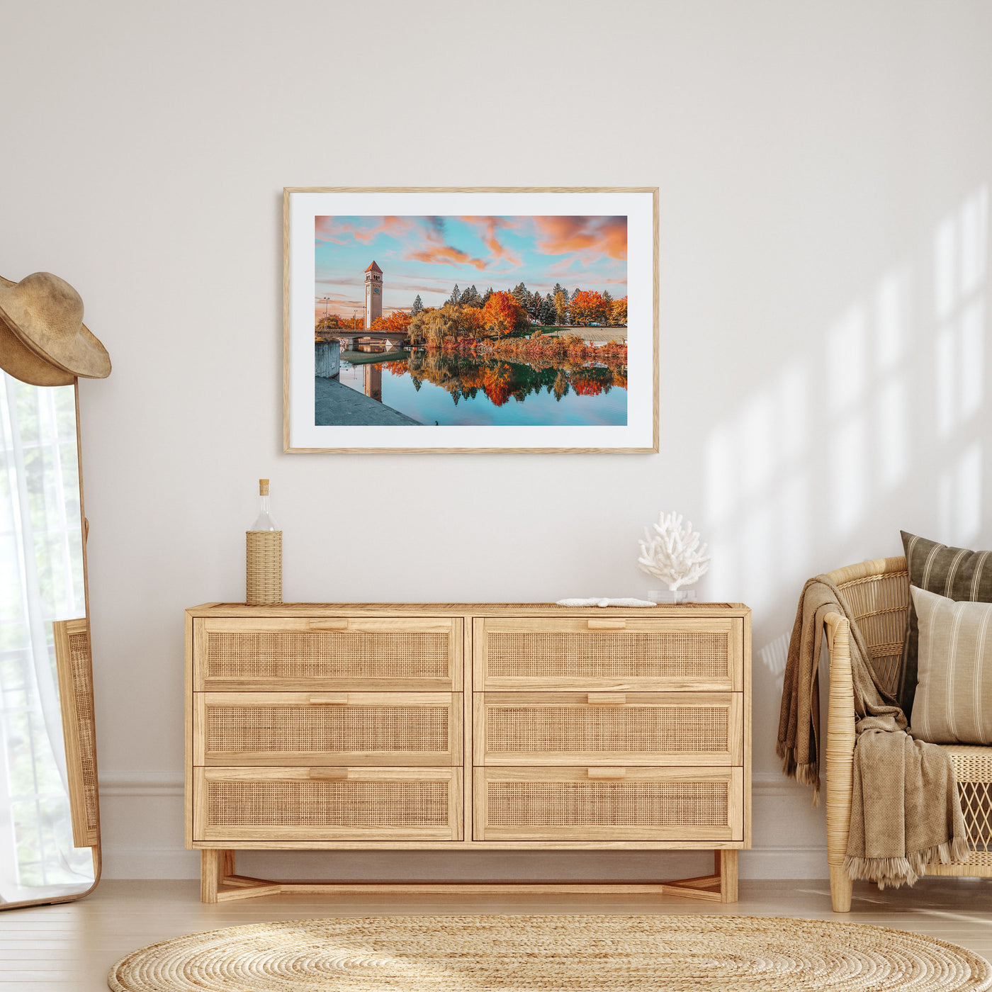 Spokane Landscape Color Poster