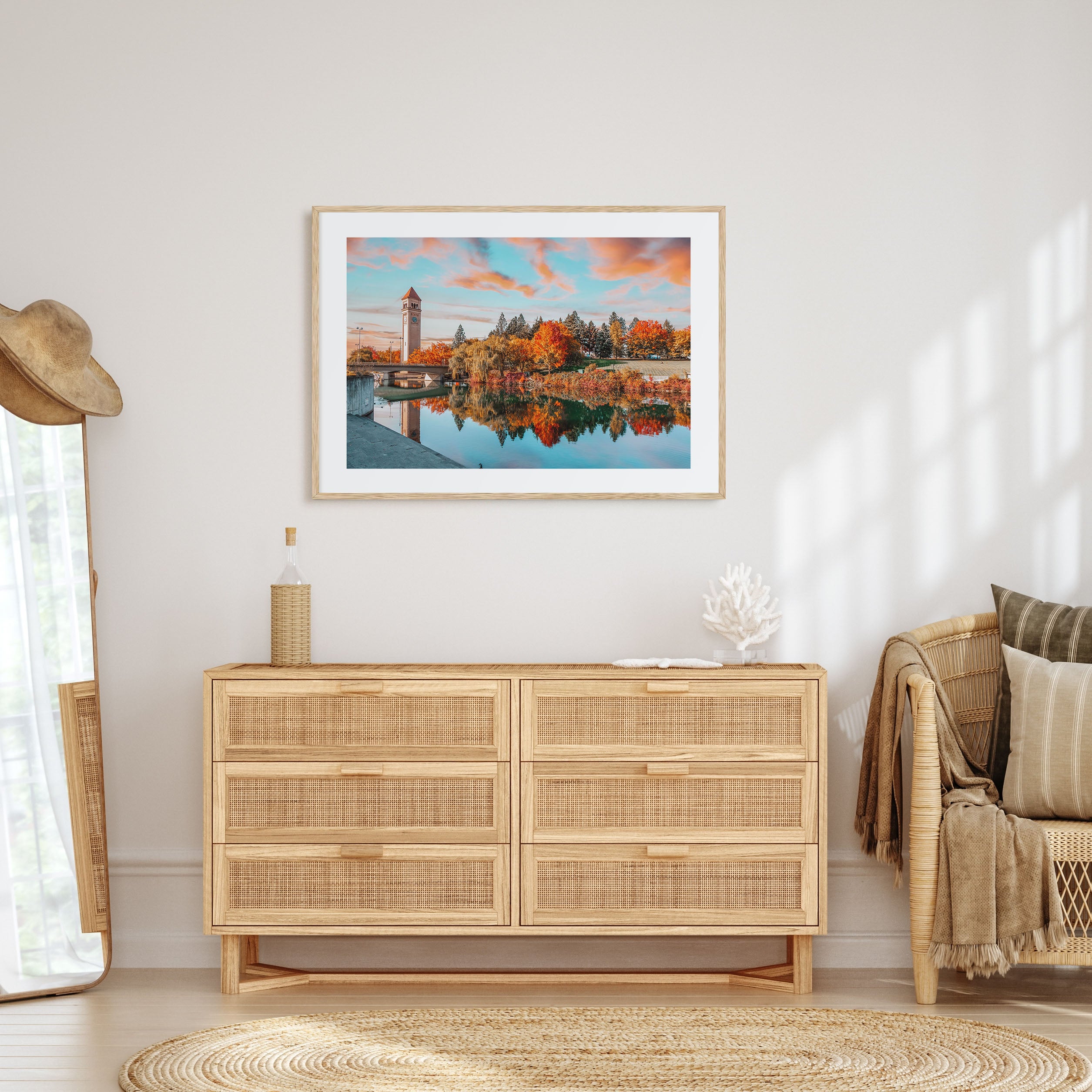 Spokane Landscape Color Poster
