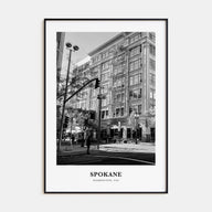 Spokane Portrait B&W No 1 Poster