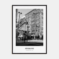 Spokane Portrait B&W No 1 Poster