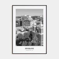 Spokane Portrait B&W No 2 Poster